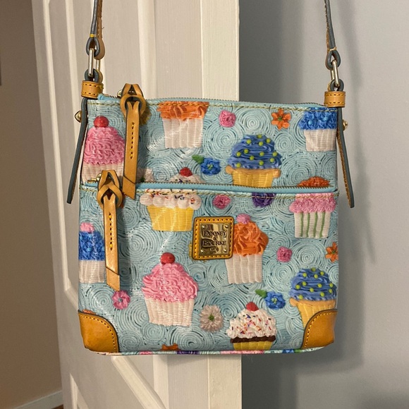 Dooney & Bourke Bags Dooney Bourke Blue Cupcake Letter Carrier